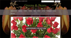 Desktop Screenshot of greensnbeans.com